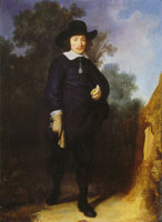 Govert Flinck Portrait of Dirck Jacobsz. Leeuw